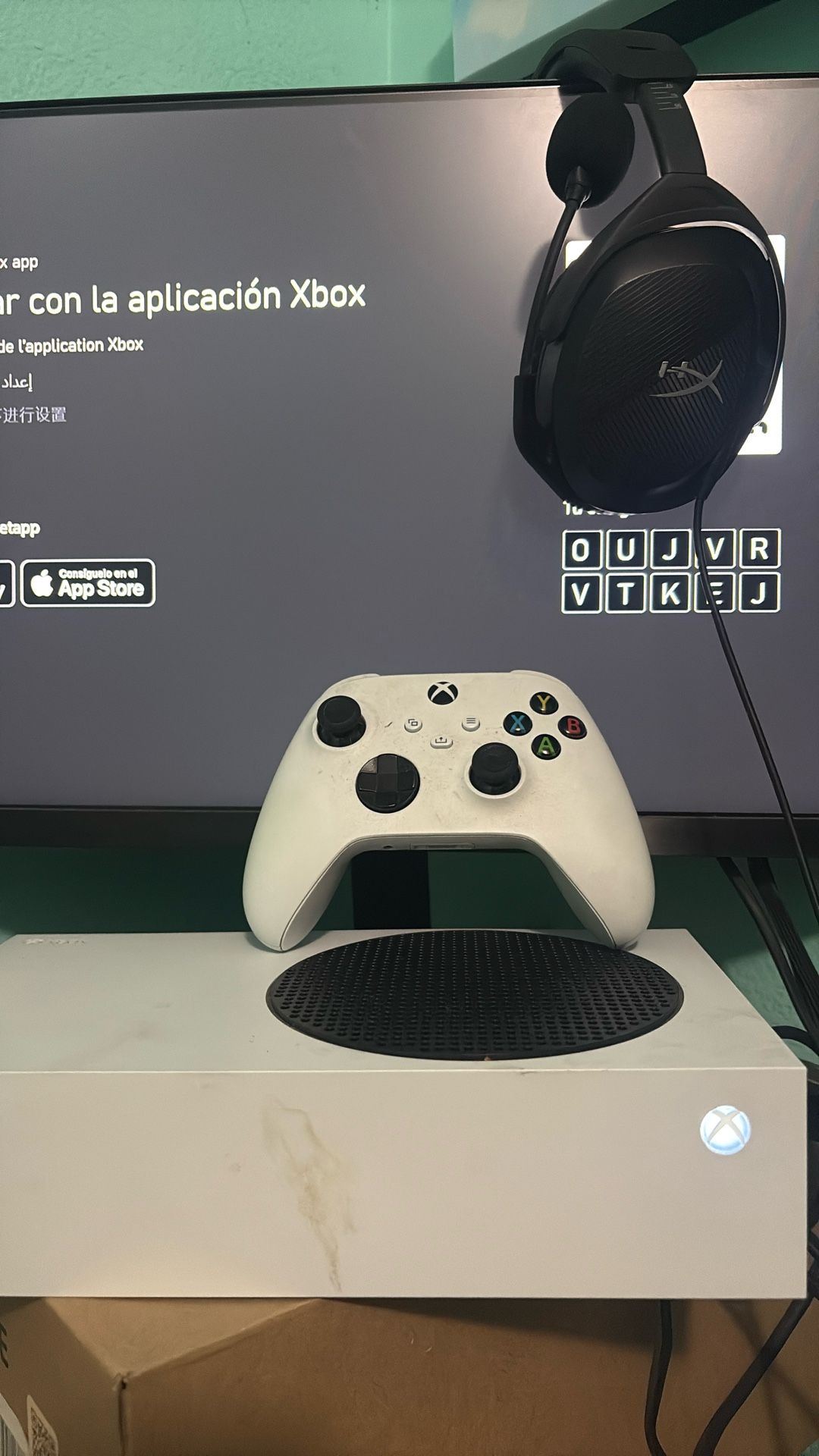 Xbox series S with samsung monitor