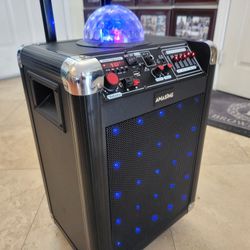 Karaoke bluetooth Speaker with LED lights
