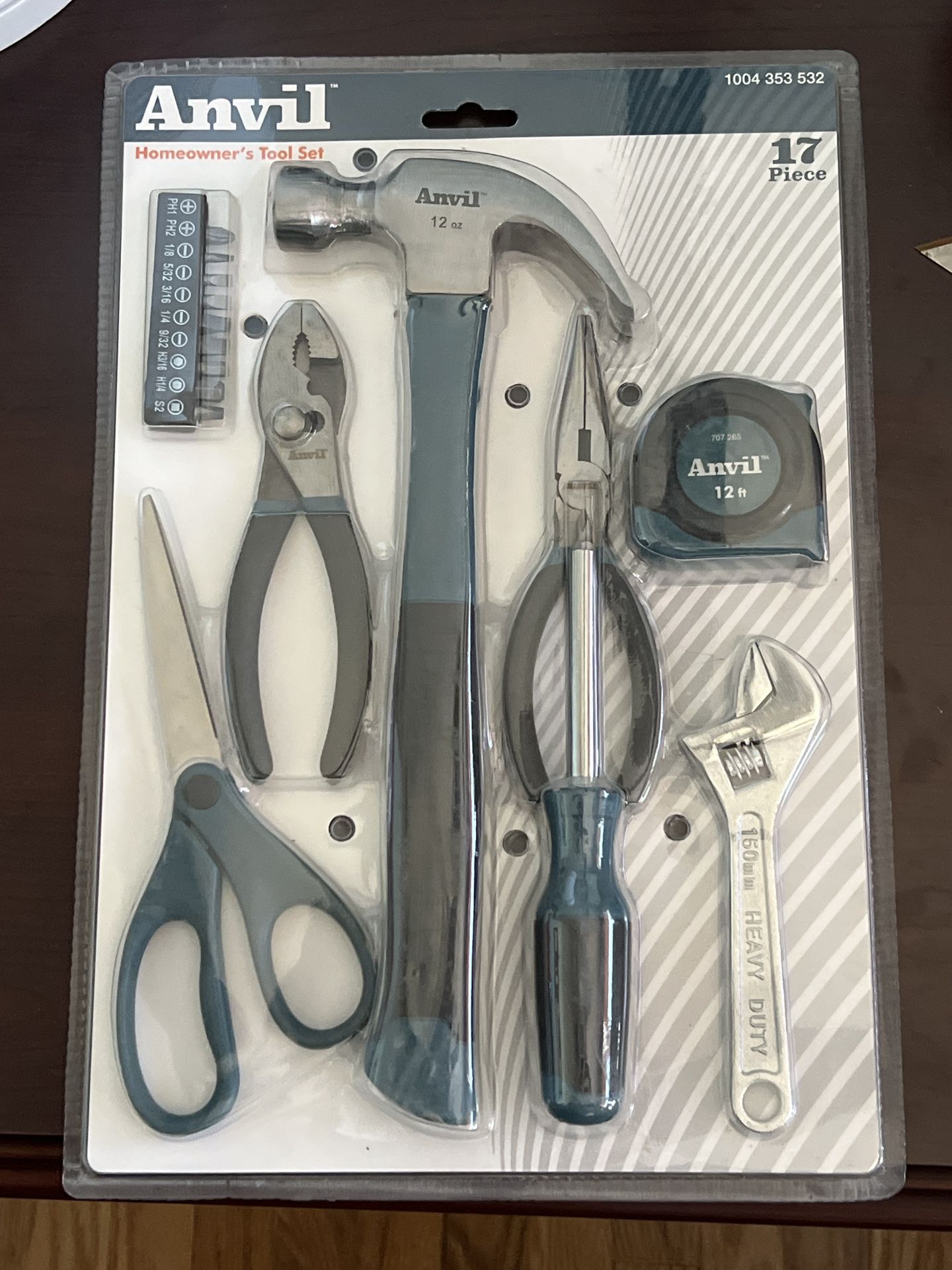 ANVIL Homeowner's Tool Set Assortment of Household Tools