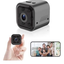 Hidden Camera - 1080P HD WiFi Wireless Security Camera - Nanny Camera - Best Mini Car Cameras for Surveillance - Surveillance Camera with Motion Detec
