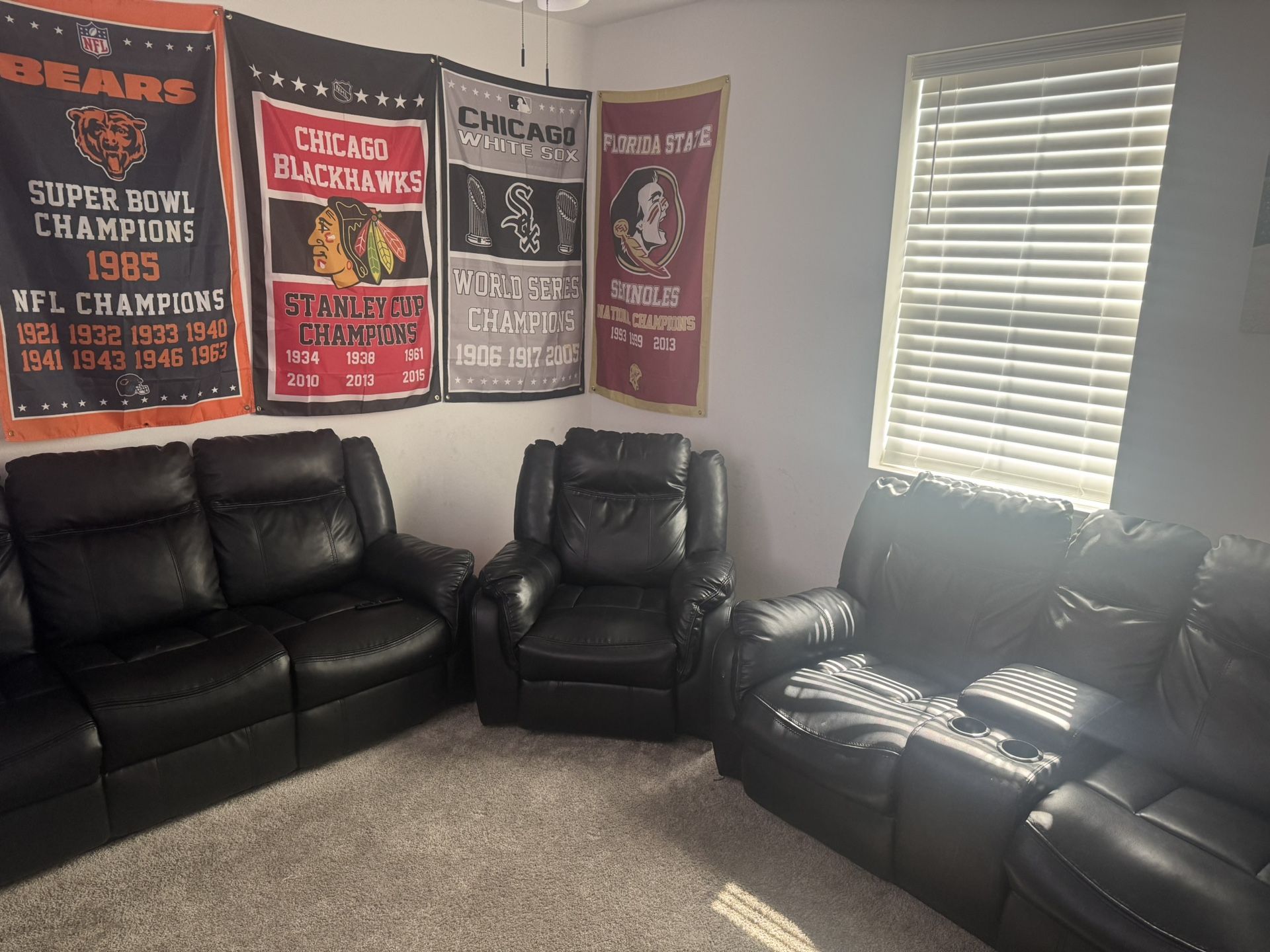 Black Recliner Couches