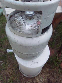 Propane.  Heavy Duty. Tank With Gauges