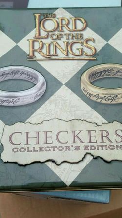 Lord of Rings Collector Checkers Directors Edition