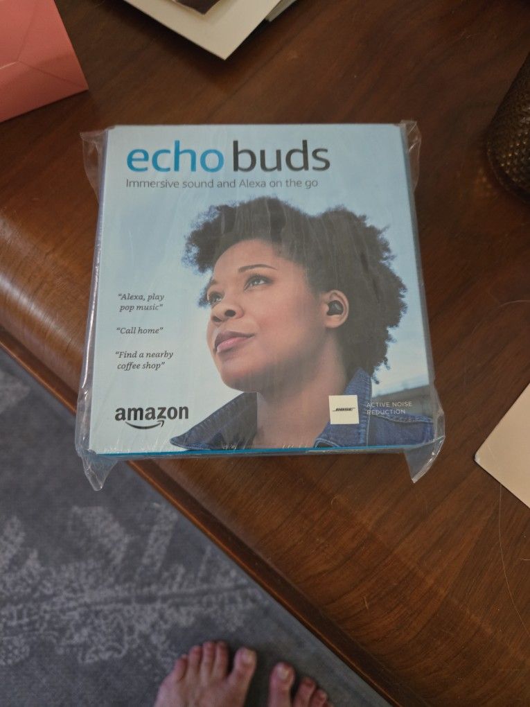 Brand New Echo Earbuds With Case