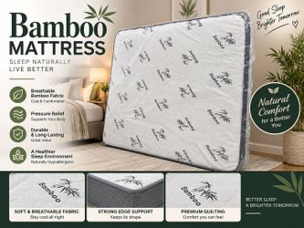 Queen size bamboo double-sided over 11 in double sided mattress special