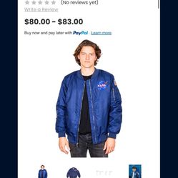 NASA bomber Jacket 