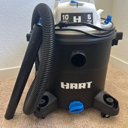 HART 10-Gallon 6 Peak HP Wet/Dry Shop Vacuum