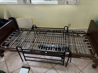 Drive Medical full electric adjustable hospital bed.