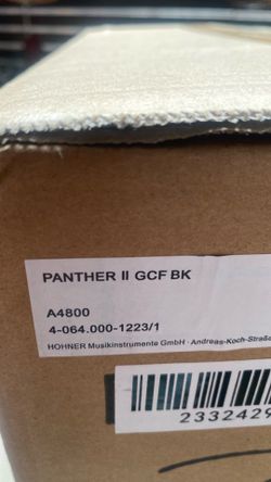 Hohner Panther accordion new in SOL/GCF Acordeon Nuevo