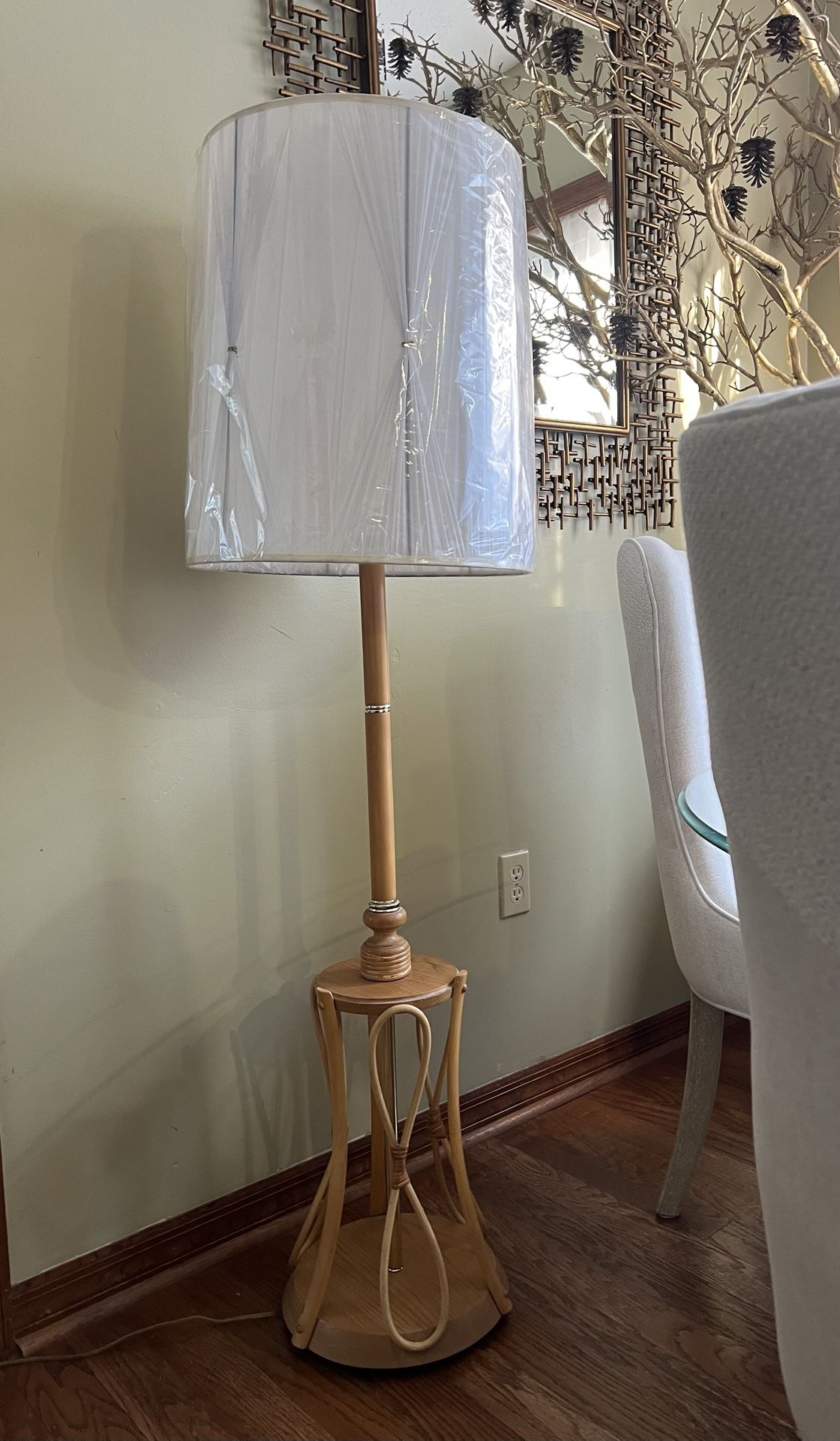 Vintage Boho MCM Floor Lamp See Description
