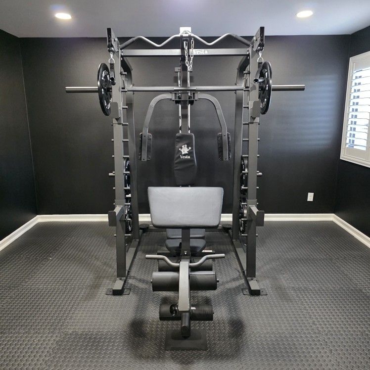 Smith Machine 2001 | Multi-Use Adj Bench | Gym Equipment | Fitness | Squat Rack | Excercise |🔴WEIGHTS AND BARBELL SOLD SEPARATELY 🔴 FREE DELIVERY 🚚