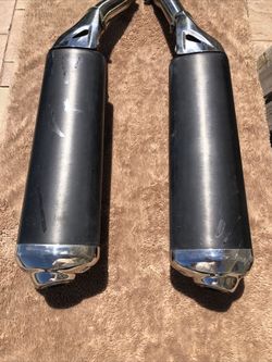 2008-2020 Hayabusa Motorcycle Stock OEM Exhaust Mufflers