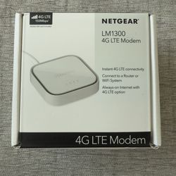 NEW Netgear LM1300 4G LTE Modem NIB 
