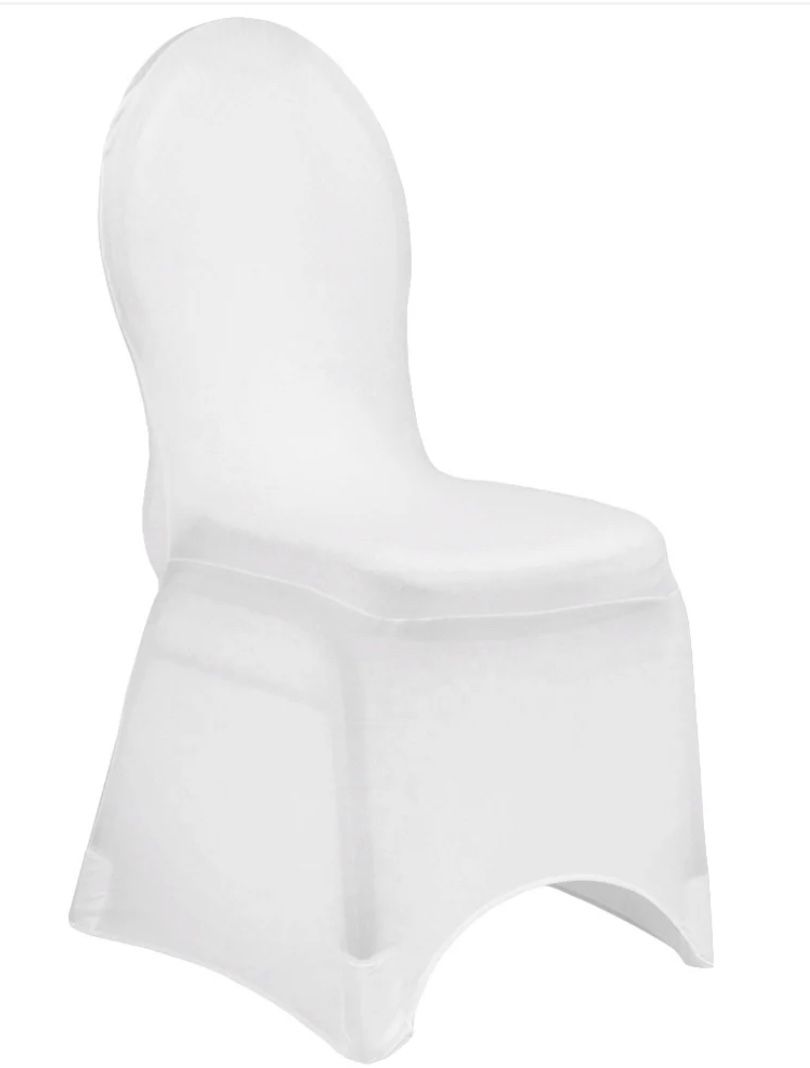 100 Piece-Spandex Banquet Cover Chair-White