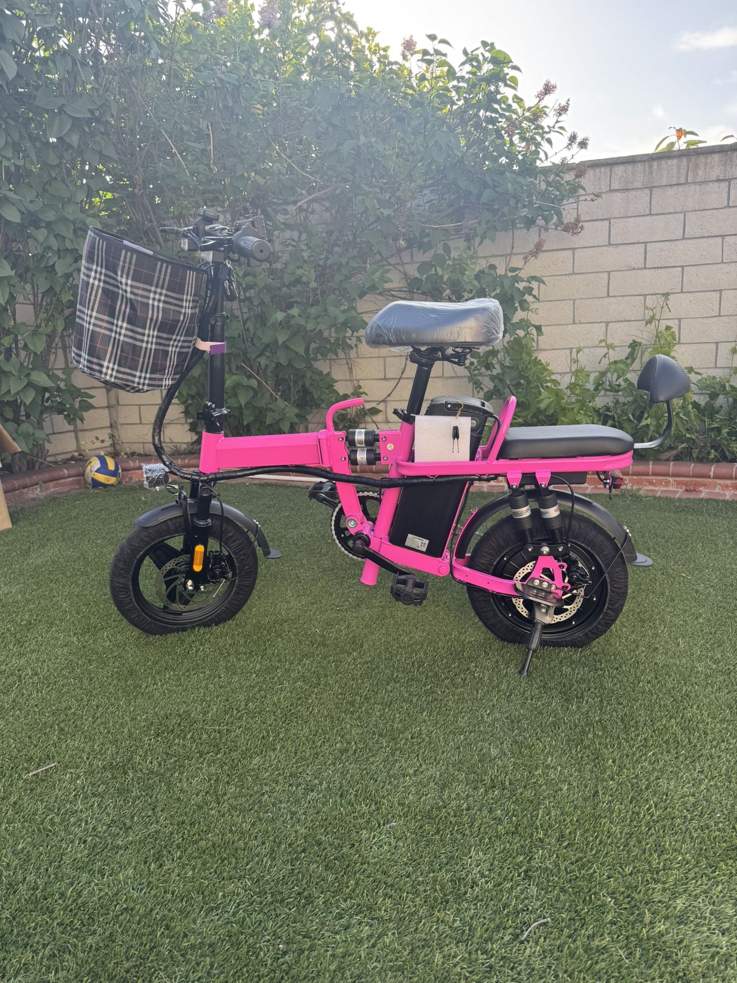 Folding electric bicycle