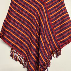 Handwomen Guatemalan huipil poncho