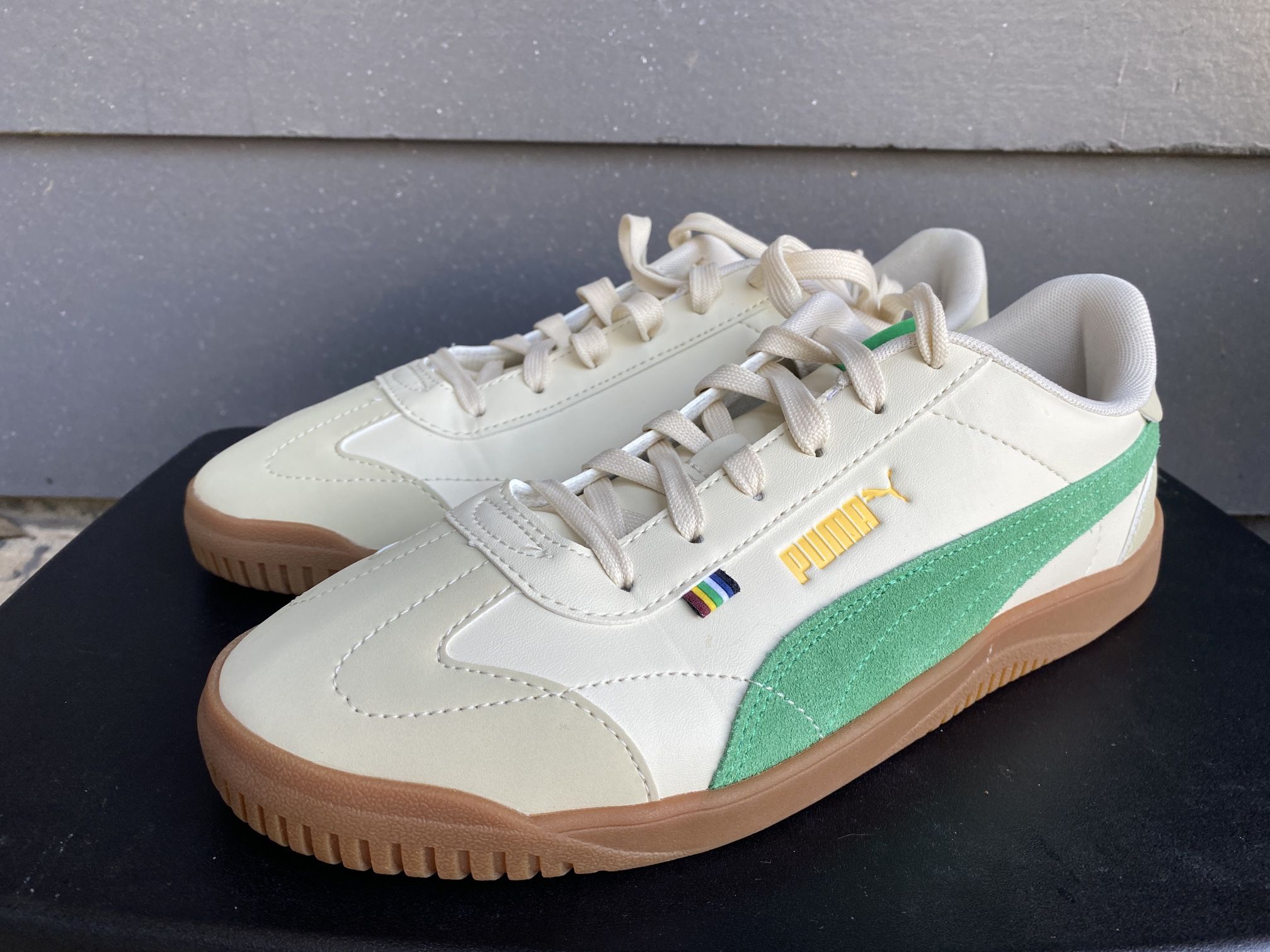 PUMA Men’s Club 5v5 Alpine Snow/Archive Green/Putty