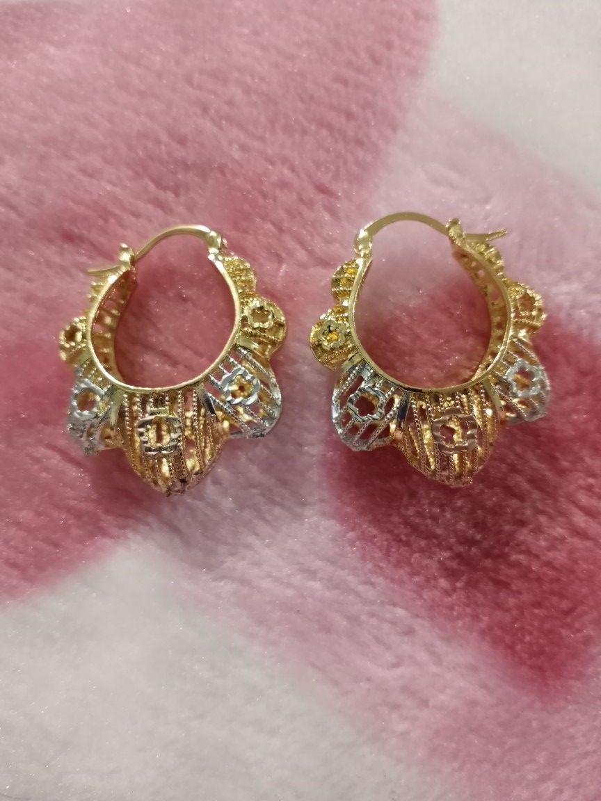 Arracadas gold plated
