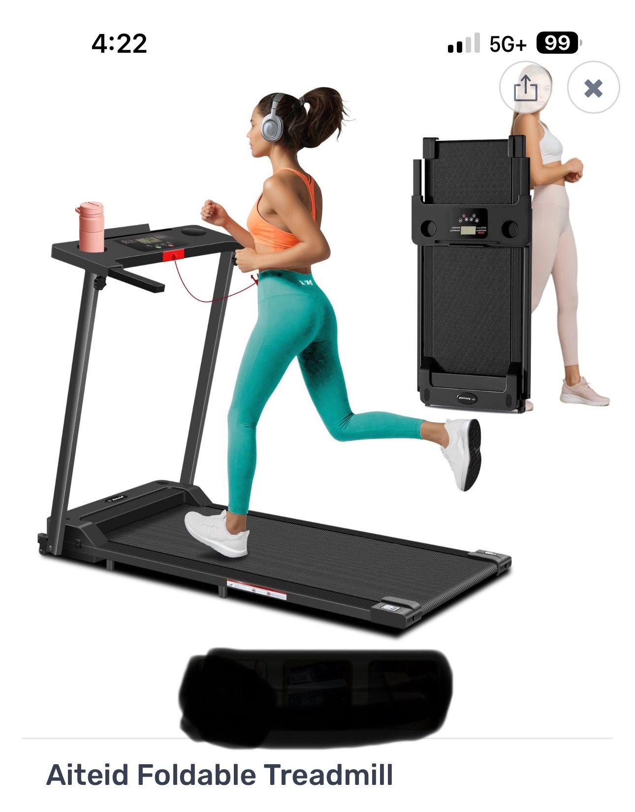 Aiteid Foldable Treadmill