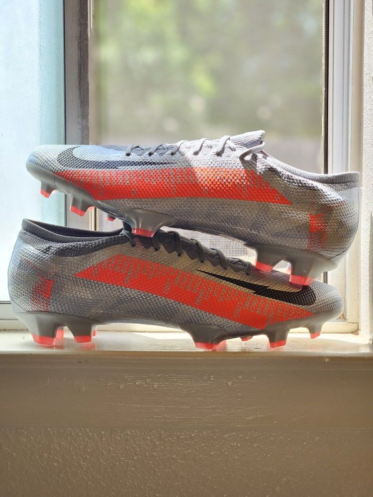 Vapor 13 Grey And Red Mercurials Nike Mercurial Vapor 13 Pro FG