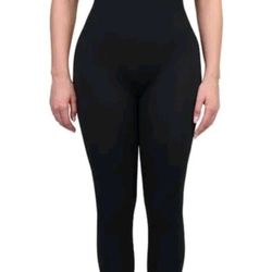 Popilush Women's Seamless Square Neck Sport Jumpsuit Black XL