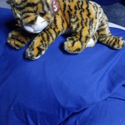 TY 2001 Beanie Buddies India The Tiger Stuffed Animal Toy Plush..
