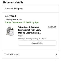 Rolling File Cabinet New In Box