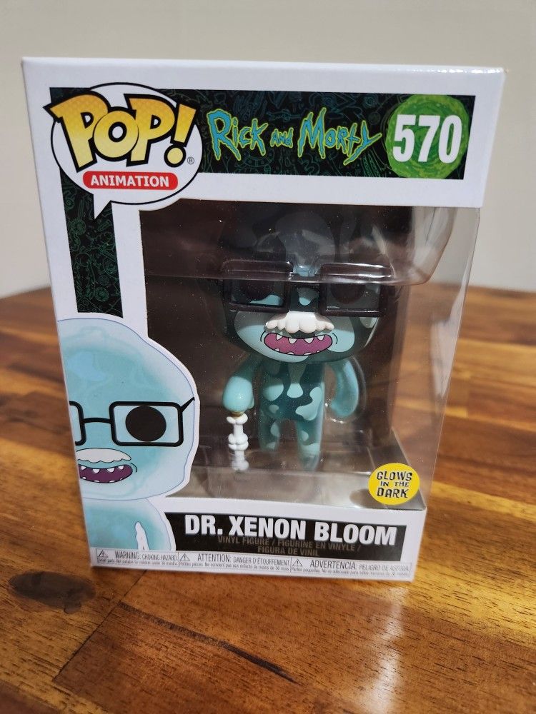 FUNKO Rick and Morty Pop! Vinyl Figure Dr. Xenon Bloom [570] GLOW IN THE DARK