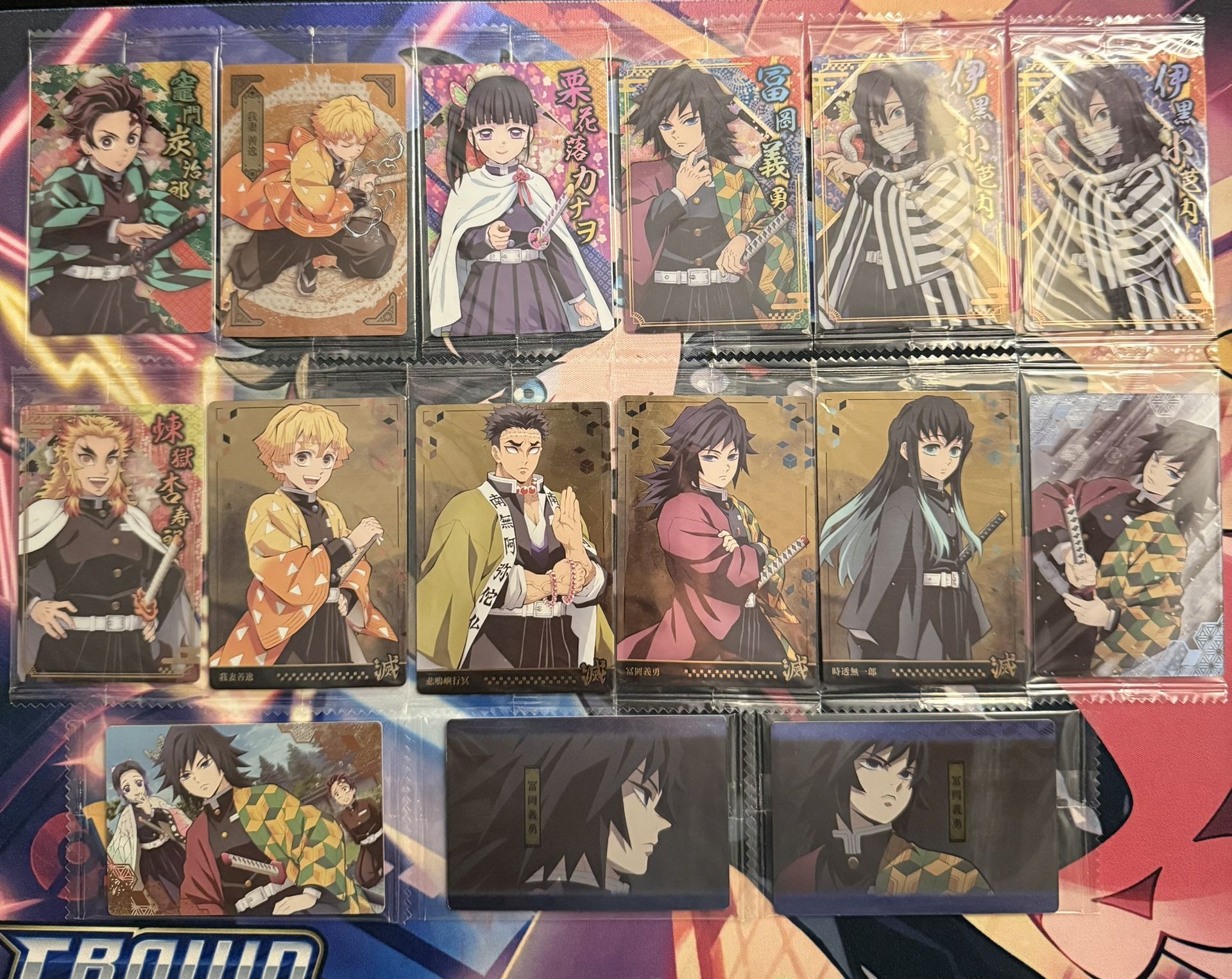 Demon Slayer Kimetsu No Yaiba Cards & Stickers Lot (67pcs)
