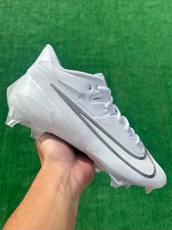 NIKE VAPOR EDGE ELITE 360 2 “WHITE / PURE PLATINUM” FOOTBALL CLEATS (Size 9.5, Men’s)