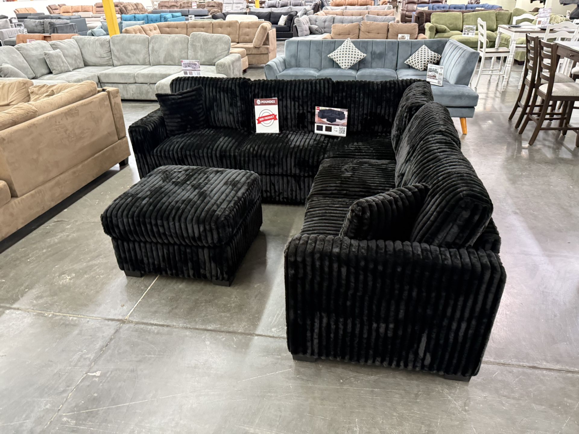 New Black Sofa