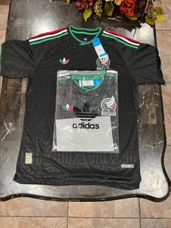 Mexico Home Jersey 4XXL  vienen reducidas a 2 XXL en negras у blancas nuevas