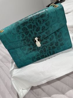 Bvlgari Snake Skin Purse - Medium Size