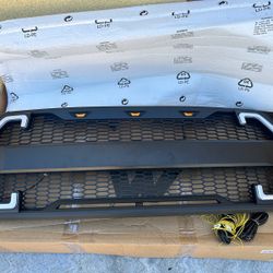 RAPTOR STYLE MESH GRILLE W/DRL & TURN SIGNAL LIGHTS FOR 2009-2014 FORD F150