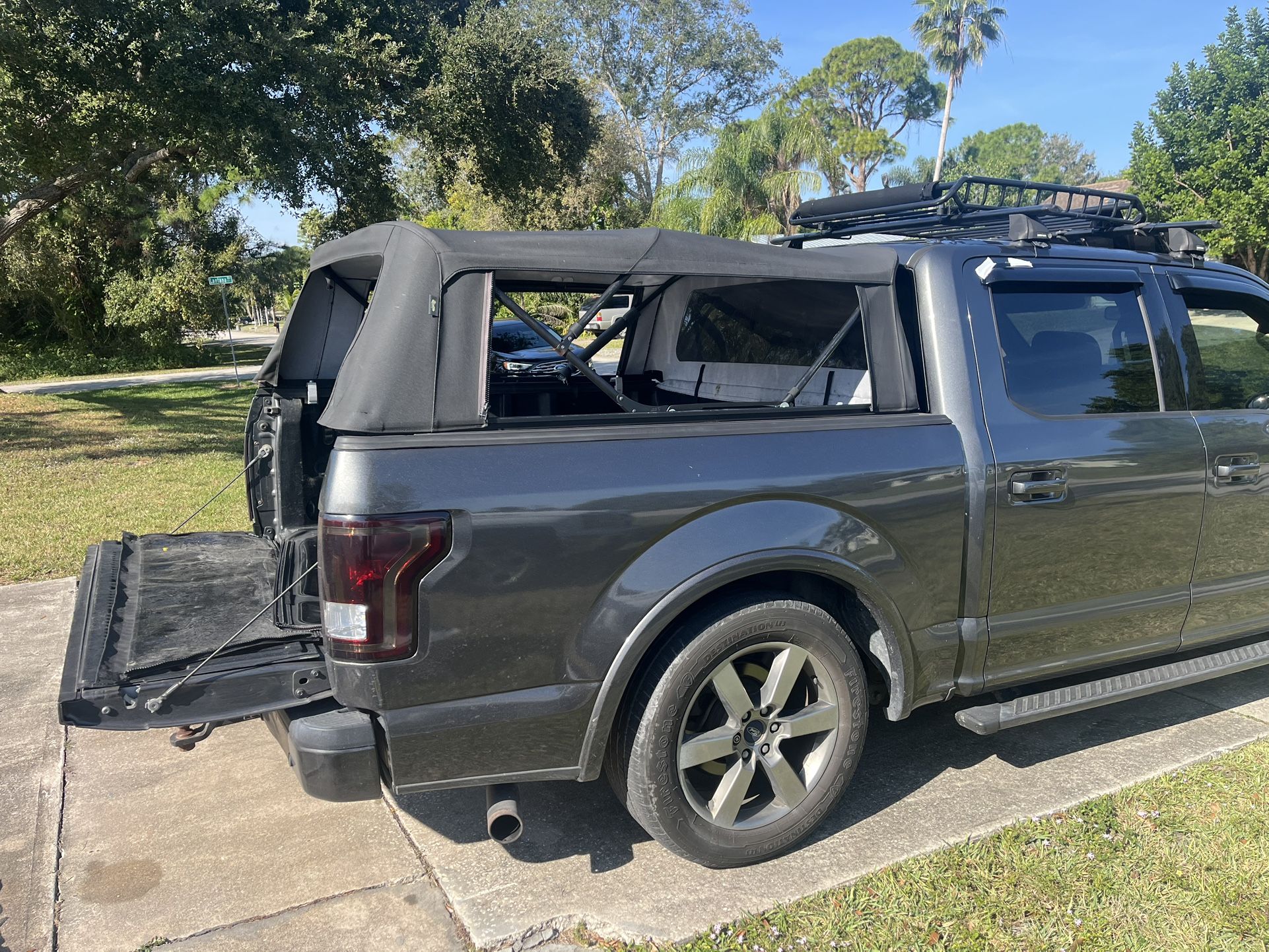 Soft Truck Bed Camper top F150