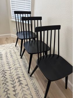 Black dining chairs for sale