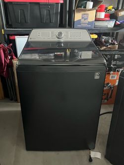 GE washer and dryer space gray