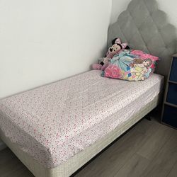 Twin Bed ( Frame And Mattress ) 