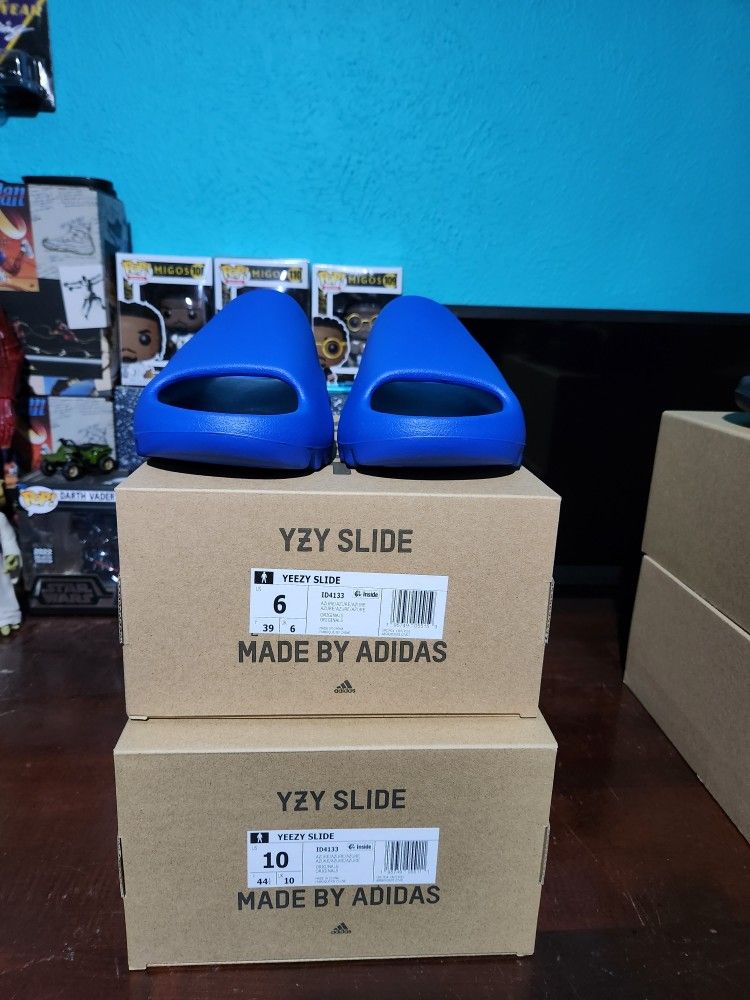 Adidas Yeezy Slides Azure Deadstock! Nike Yeezy Adidas Jordan 100