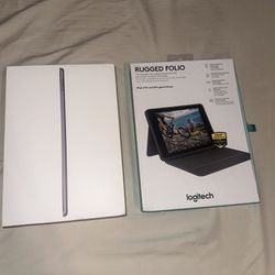 iPad With Logitech Rugged Folio Keyboard 