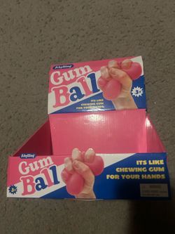Rare discontinued 2017 gum ball Needoh  squishy box
