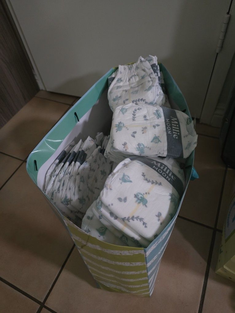 Millie Moon and Honest Newborn Diapers
