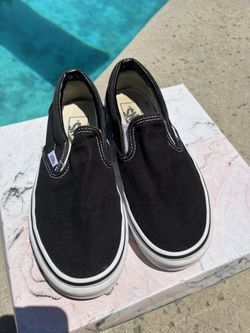 Black Slip On Vans