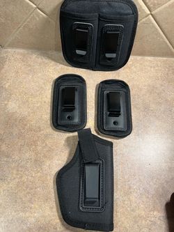 Set of 4 Nylon Magazine New Clip Holders