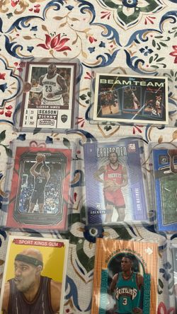 nba lot (rc, hof, insert , labron / jordan )
