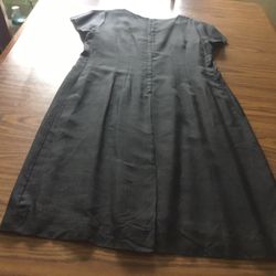 VINTAGE 60s BLACK COCKTAIL DRESS