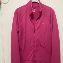 Women’s Puma Hot Pink Athletic Jacket - M