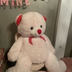 Large Oversized  Bear Plushie Valentines Day