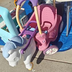 Horse carriage kids cart