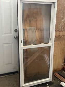 Vinyl double pane window